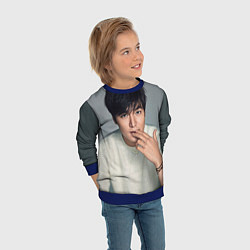 Свитшот детский Lee Min Ho, цвет: 3D-синий — фото 2