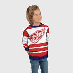 Свитшот детский Detroit Red Wings, цвет: 3D-синий — фото 2