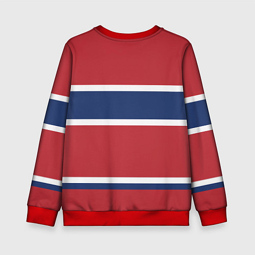 Детский свитшот Montreal Canadiens / 3D-Красный – фото 2