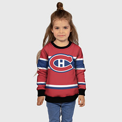 Свитшот детский Montreal Canadiens, цвет: 3D-черный — фото 2