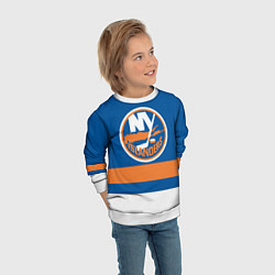 Свитшот детский New York Islanders, цвет: 3D-белый — фото 2
