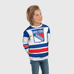 Свитшот детский New York Rangers, цвет: 3D-белый — фото 2