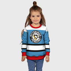 Свитшот детский Pittsburgh Penguins: White, цвет: 3D-красный — фото 2