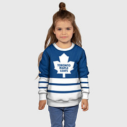 Свитшот детский Toronto Maple Leafs, цвет: 3D-белый — фото 2