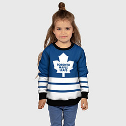 Свитшот детский Toronto Maple Leafs, цвет: 3D-черный — фото 2