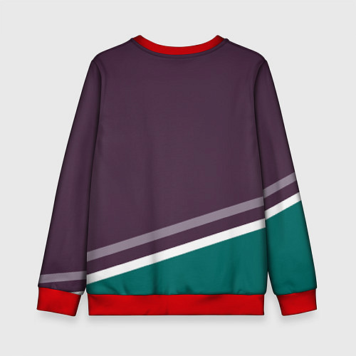 Детский свитшот Anaheim Ducks Selanne / 3D-Красный – фото 2