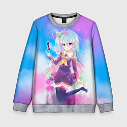 Свитшот детский No Game No Life, цвет: 3D-меланж
