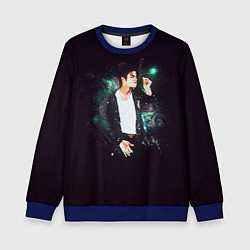 Свитшот детский Michael Jackson, цвет: 3D-синий