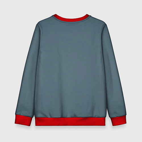 Детский свитшот Лисичка фыр-фыр / 3D-Красный – фото 2