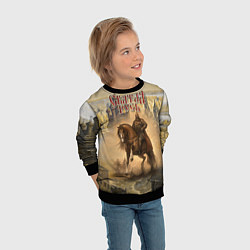 Свитшот детский Святая русь, цвет: 3D-черный — фото 2