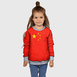 Свитшот детский Китай, цвет: 3D-меланж — фото 2