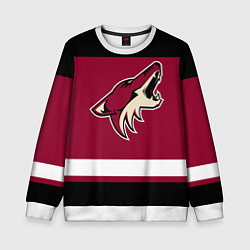 Свитшот детский Arizona Coyotes, цвет: 3D-белый