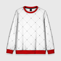 Свитшот детский Точечный узор!, цвет: 3D-красный