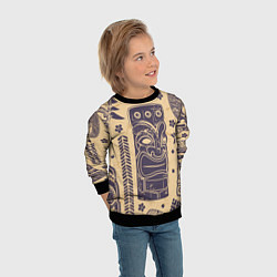 Свитшот детский Африка, цвет: 3D-черный — фото 2