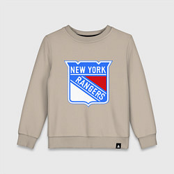 Свитшот хлопковый детский New York Rangers, цвет: миндальный