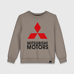 Свитшот хлопковый детский Mitsubishi, цвет: утренний латте