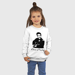 Свитшот хлопковый детский Elvis Presley, цвет: белый — фото 2