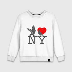 Детский свитшот Birds: Love NY