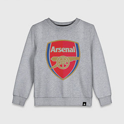 Свитшот хлопковый детский Arsenal FC, цвет: меланж