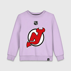 Свитшот хлопковый детский New Jersey Devils: Kovalchuk 17, цвет: лаванда