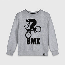 Свитшот хлопковый детский BMX 3, цвет: меланж
