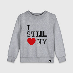 Детский свитшот I still love NY