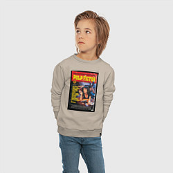 Свитшот хлопковый детский Pulp Fiction Cover, цвет: миндальный — фото 2