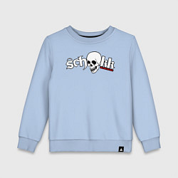 Свитшот хлопковый детский Schokk, цвет: мягкое небо