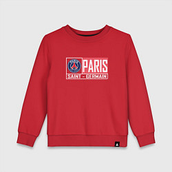 Свитшот хлопковый детский Paris Saint-Germain - New collections, цвет: красный