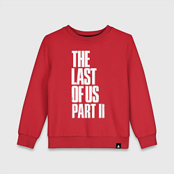 Свитшот хлопковый детский The Last of Us: Part II, цвет: красный