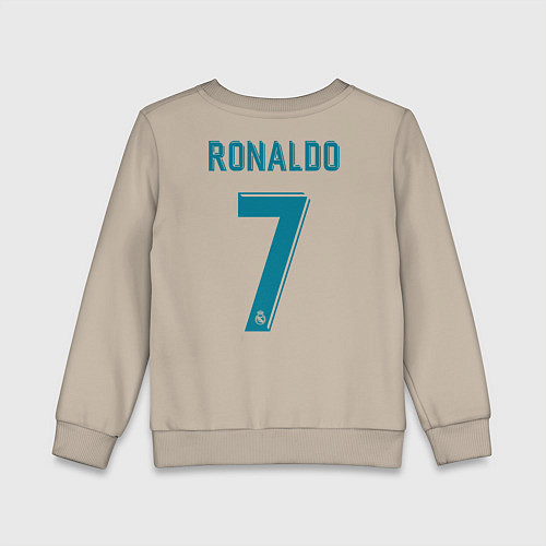 Детский свитшот Real Madrid: Ronaldo 07 / Миндальный – фото 2