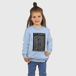 Свитшот хлопковый детский Joy Division: Unknown Pleasures, цвет: мягкое небо — фото 2