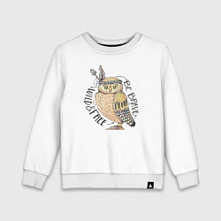 Детский свитшот Wild & Free Owl