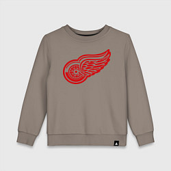 Свитшот хлопковый детский Detroit Red Wings: Pavel Datsyuk, цвет: утренний латте
