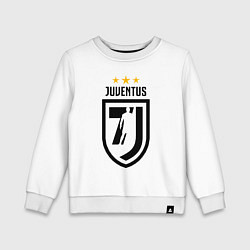 Свитшот хлопковый детский Juventus 7J, цвет: белый