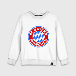 Свитшот хлопковый детский Bayern Munchen FC, цвет: белый