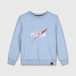 Свитшот хлопковый детский NASA: Space Arrow, цвет: мягкое небо