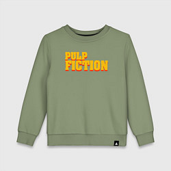 Свитшот хлопковый детский Pulp Fiction, цвет: авокадо