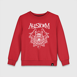 Свитшот хлопковый детский Alestorm: Pirate Bay, цвет: красный