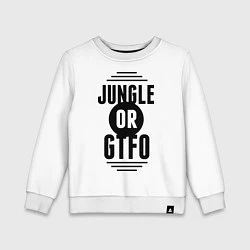 Детский свитшот Jungle or GTFO