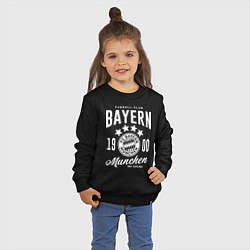 Свитшот хлопковый детский Bayern Munchen 1900, цвет: черный — фото 2