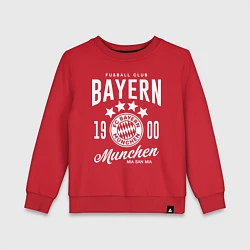 Свитшот хлопковый детский Bayern Munchen 1900, цвет: красный