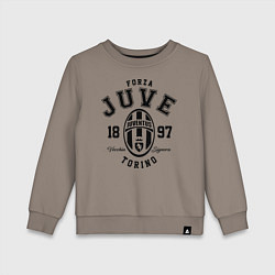 Свитшот хлопковый детский Forza Juve 1897: Torino, цвет: утренний латте