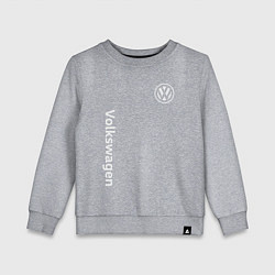 Свитшот хлопковый детский VOLKSWAGEN, цвет: меланж