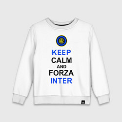 Детский свитшот Keep Calm & Forza Inter