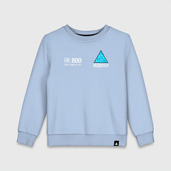 Свитшот хлопковый детский RK800 CONNOR, цвет: мягкое небо