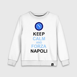 Детский свитшот Keep Calm & Forza Napoli