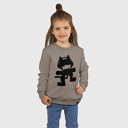 Свитшот хлопковый детский MONSTERCAT, цвет: утренний латте — фото 2