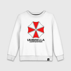 Свитшот хлопковый детский UMBRELLA CORP, цвет: белый