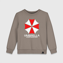 Свитшот хлопковый детский UMBRELLA CORP, цвет: утренний латте
